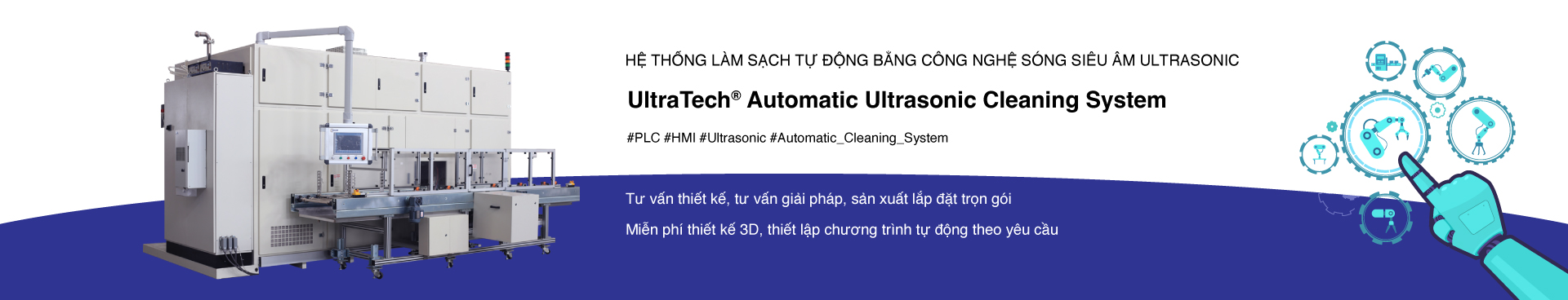 UltraTech® Automatic Ultrasonic Cleaning System